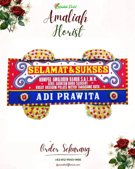 Papan Bunga Ucapan Selamat Juntikebon